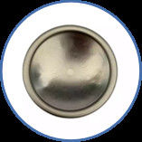 211# 65mm Diameter Spray Can Ends Tinplate Metal Can Bottom Dome Packaging