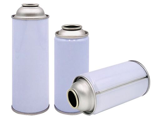 0.19mm Necked-In Cassette Gas Tin Can  Outdoor Butane Gas Can 65*165mm