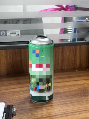 CMYK 4 Color Printing Aerosol Tin Can with ISO09001 Certification and 0.2-0.35mm Tinplate Thickness