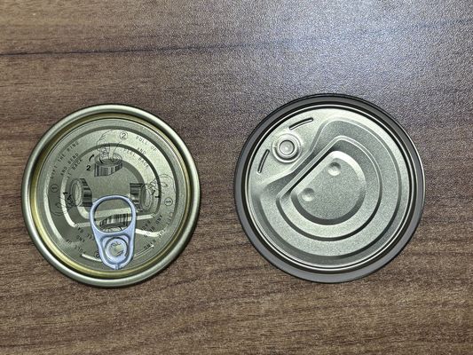 #307 83.3mm Easy Open End Customized Packaging For Canned Food Can lids